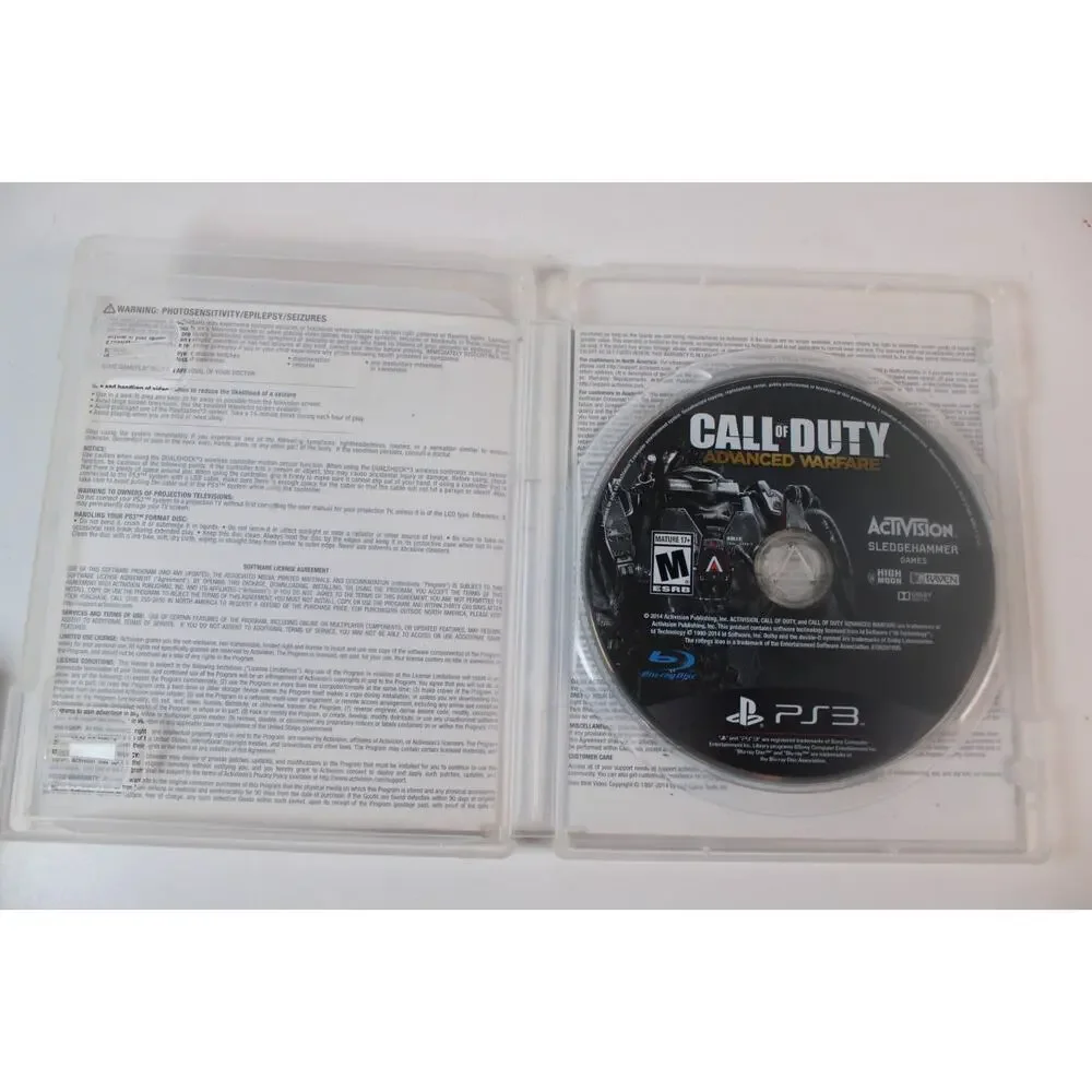 Call of Duty: Advanced Warfare (Sony PlayStation 3, 2014, PS3) Authentic, tested